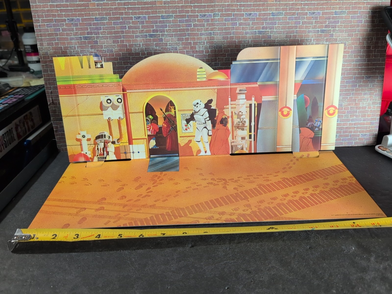 Star Wars The Vintage Collection Cantina Adventure *CARDBOARD DIORAMA 1/18 SCALE