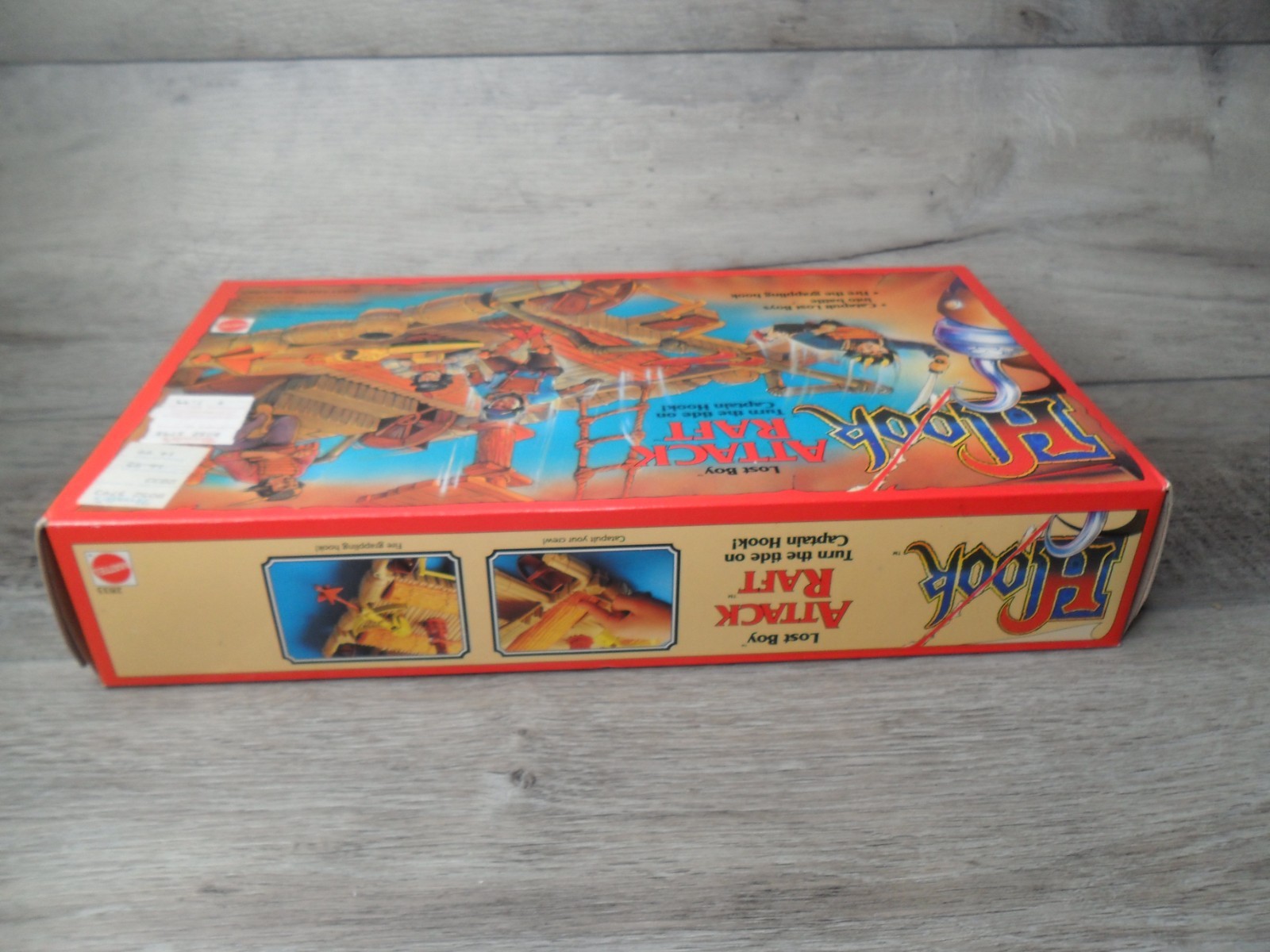 Hook ~ Lost Boy ATTACK RAFT 1991 Mattel 2833 New Sealed RARE Captain Hook