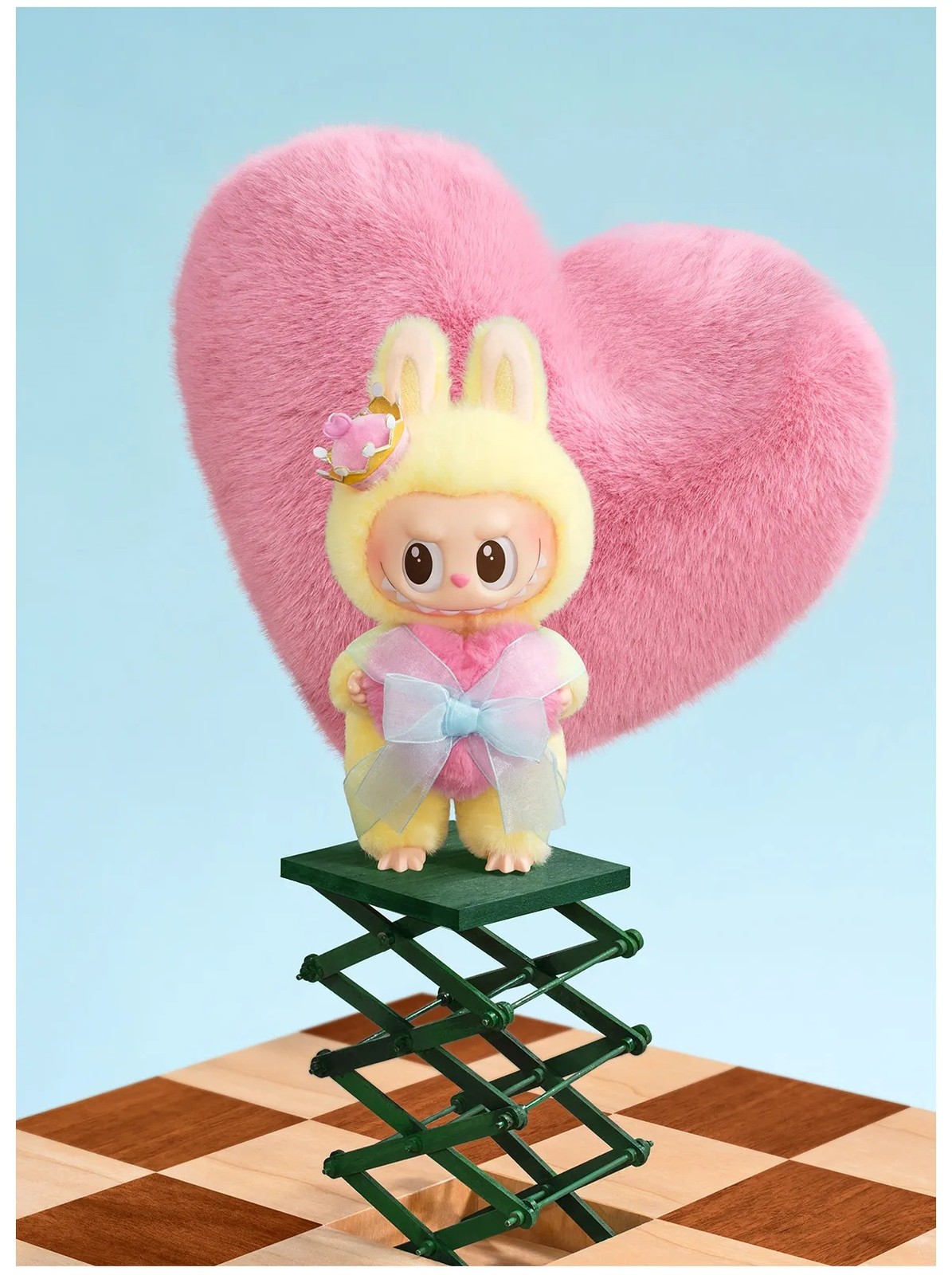 OFFICIAL AUTHENTIC POPMART LABUBU THE MONSTERS Let&rsquo;s Checkmate Vinyl Plush