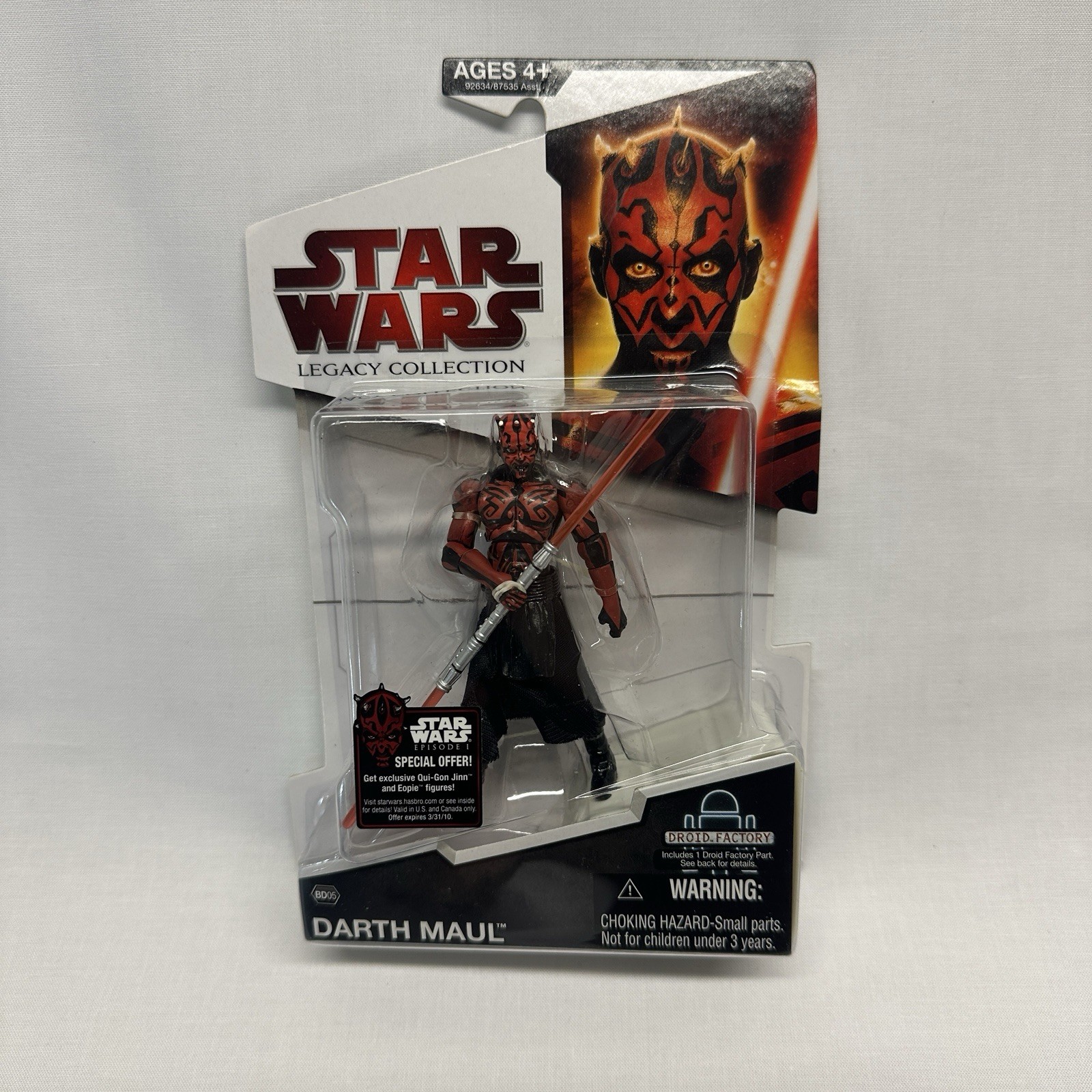 Star Wars Legacy Collection BD05 Darth Maul 3.75&Prime; Figure Hasbro 2009 L8-L9