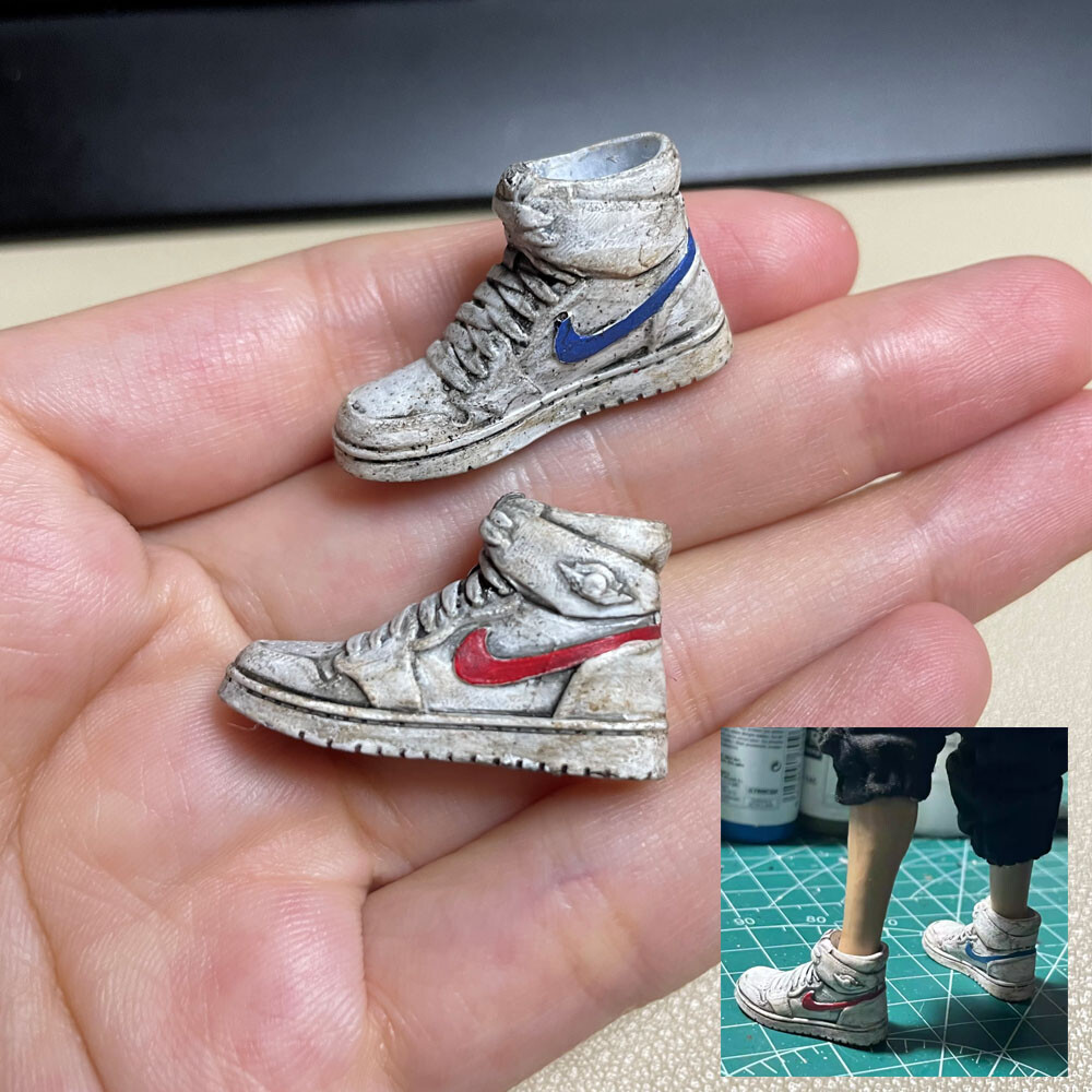 Foot joint 4mm 1/12 Scale Shoes Model Replacement For 6&Prime; notaman Action Figure