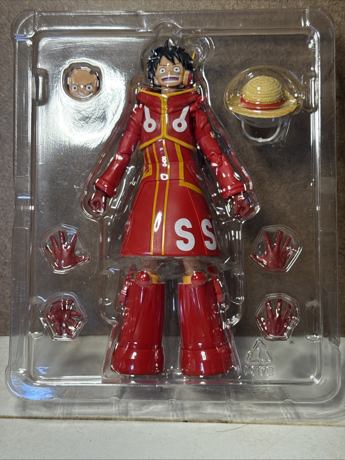 S.H. Figuarts Monkey D. Luffy Future Island Egghead One Piece Open Box