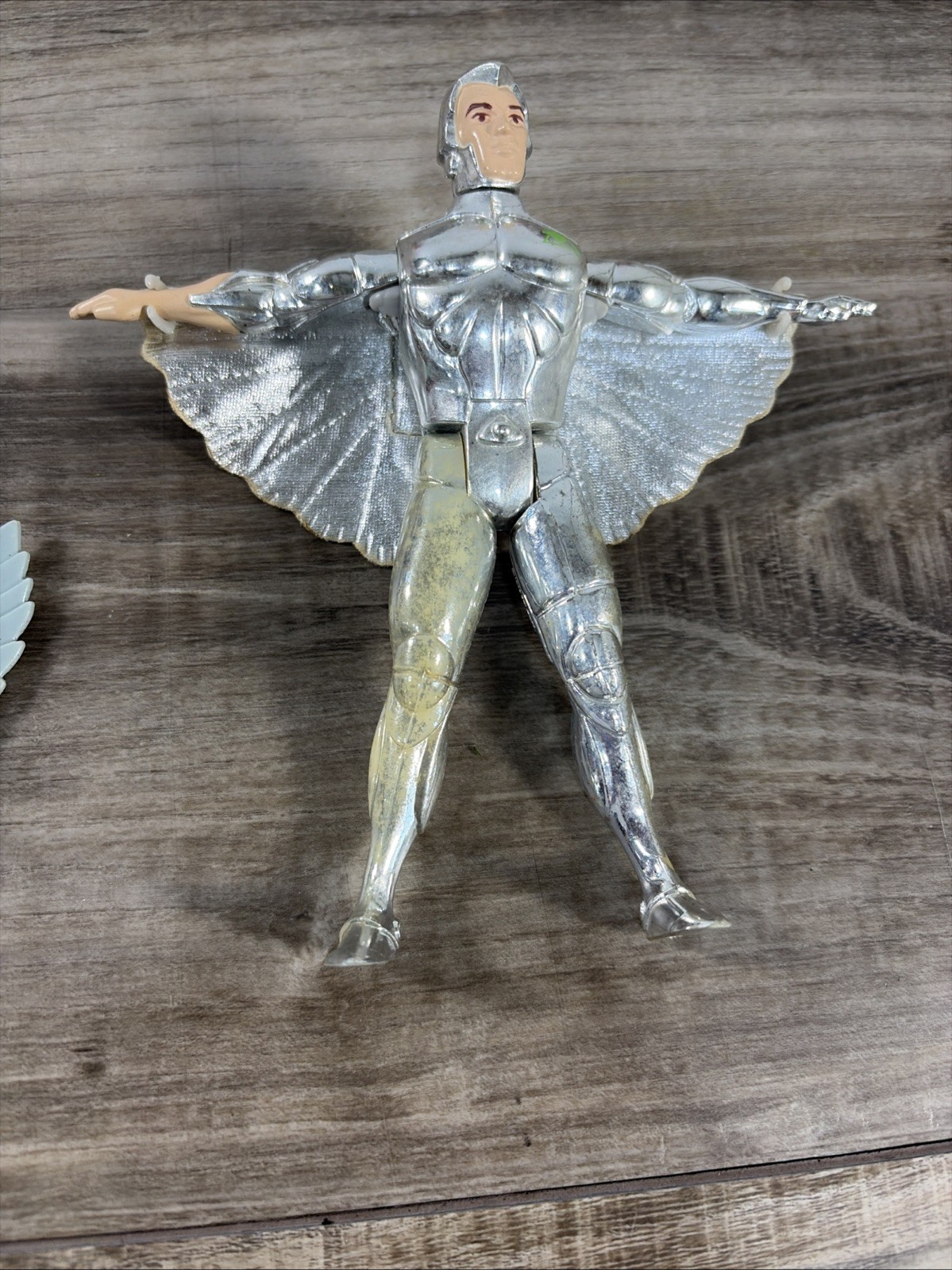 Quicksilver W/Tally-Hawk 100% Complete Silverhawks 1986 Telepix Kenner Vintage