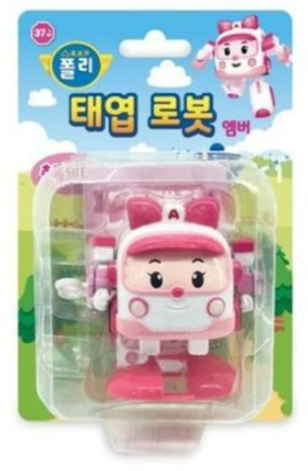 Robocar Poli Clockwork Robot Rescue Character Amber Baby Kids Figure Toy