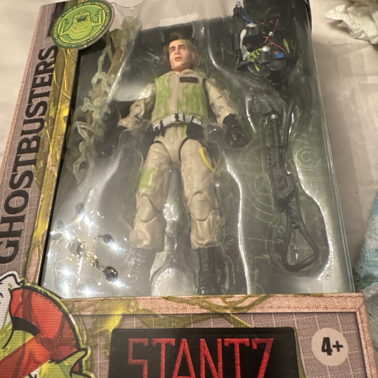 GHOSTBUSTERS (Ray Stantz) Plasma Series Glow in Dark Hasbro Action Figure (NIB)