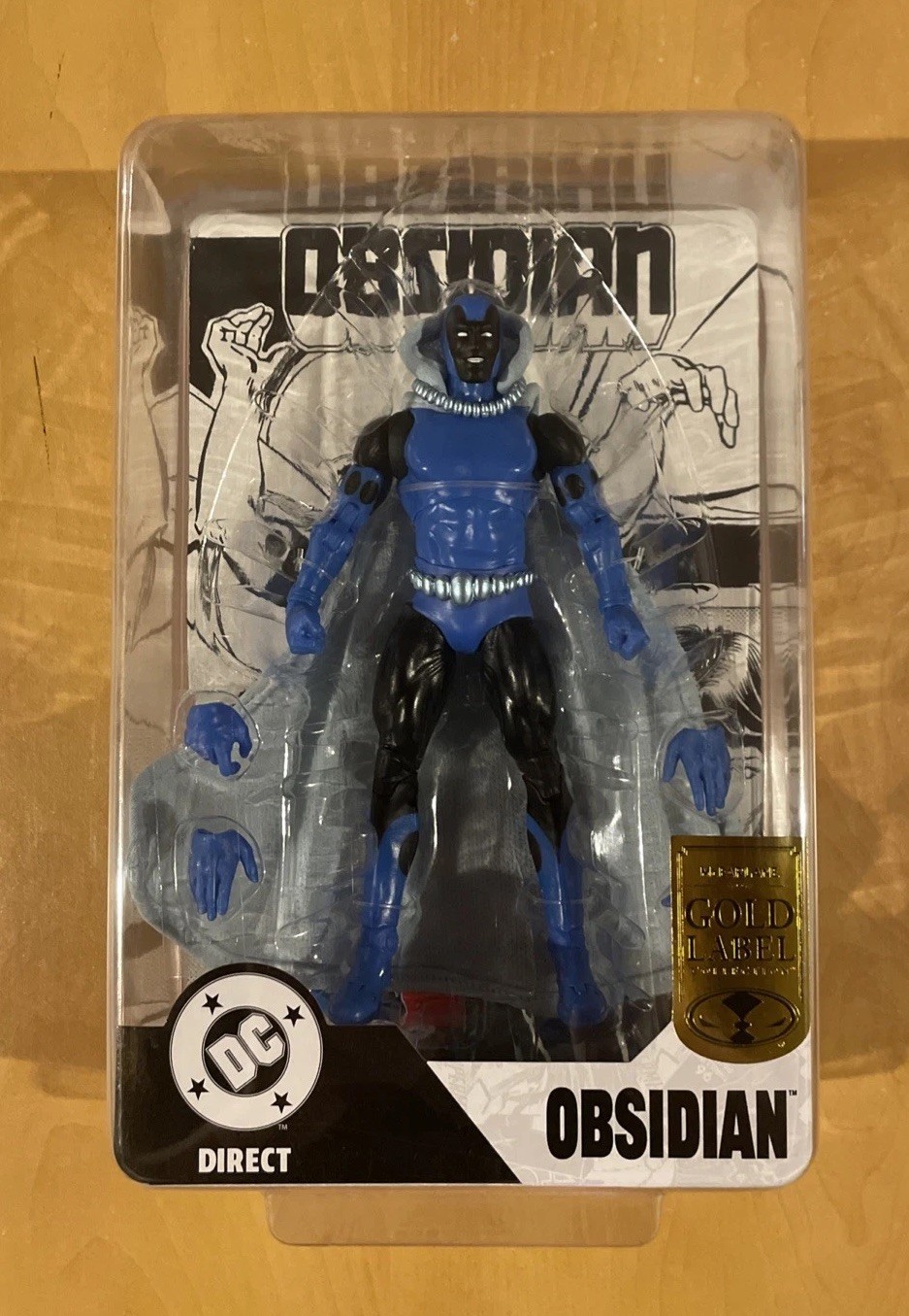 DC Direct Action Figure Obsidian Infinity Inc #16 Chase Gold Label McFarlane Toy