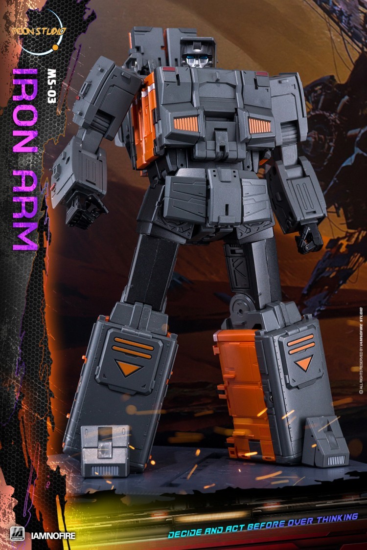MoonStudio MS-03 RaiDen Iron Wrist MP Scale Transforming Toy in Stock