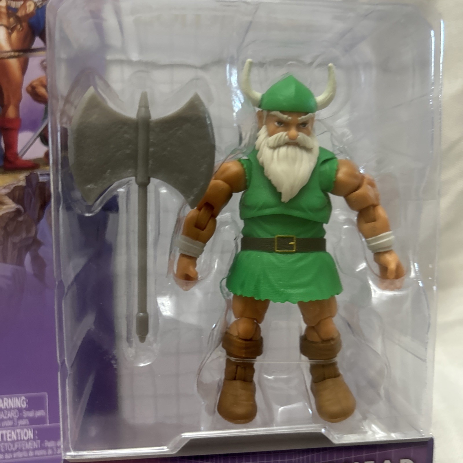 JAKKS GOLDEN AXE GILIUS THUNDERHEAD 4&Prime; TOY VINYL ACTION FIGURE 2025 NIB