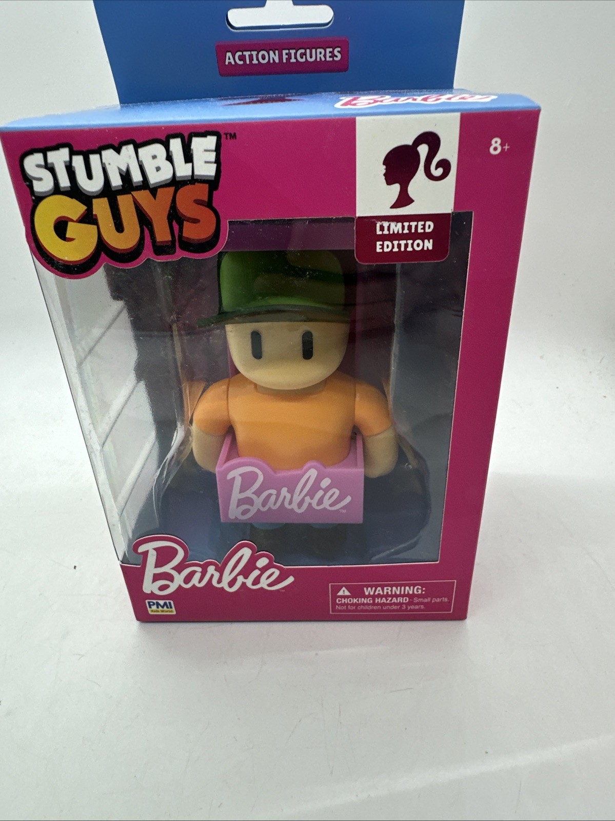 STUMBLE GUYS LEGENDARY BARBIE LIMITED EDITION BOXED 4&Prime; FAN GUY