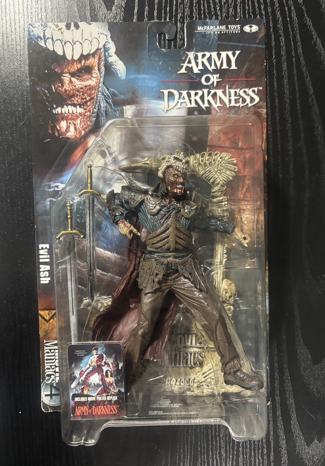 McFarlane Movie Maniacs Series 4 Evil Ash Army of Darkness Figure New 2001