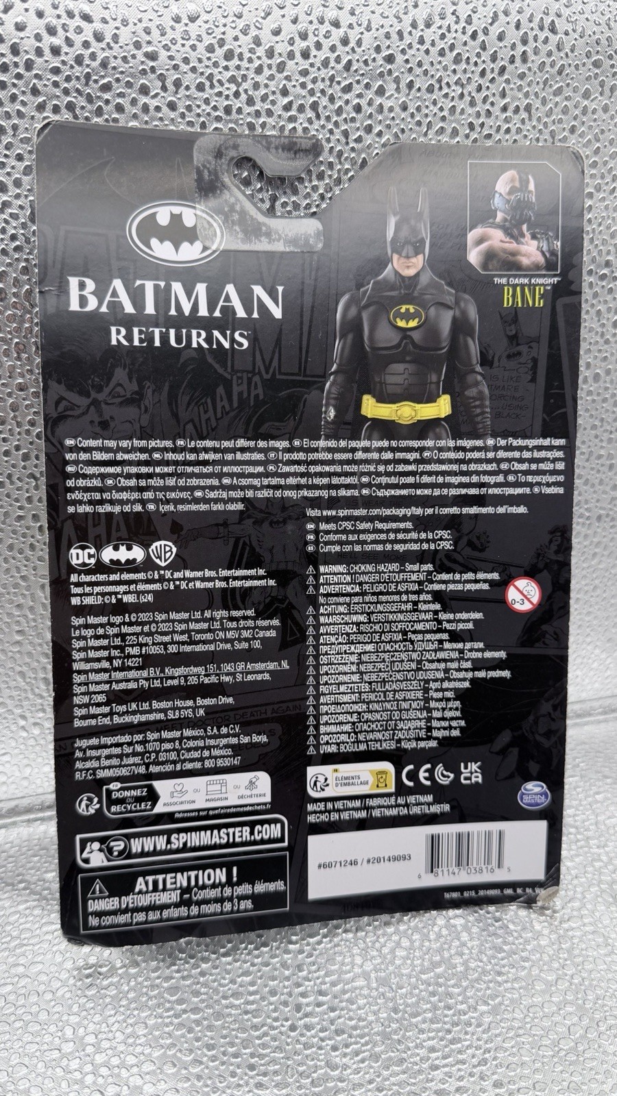 DC 85 Years Batman Returns 4&Prime; Batman Action Figure 2024 Spin Master NEW Sealed