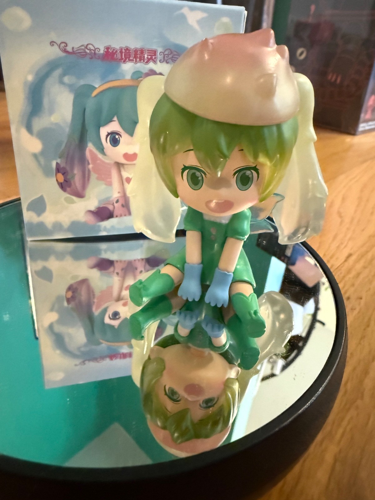 Kira Blue Box Secret Elf Fantasy Spirit Figure Succulent Blueberry w Box