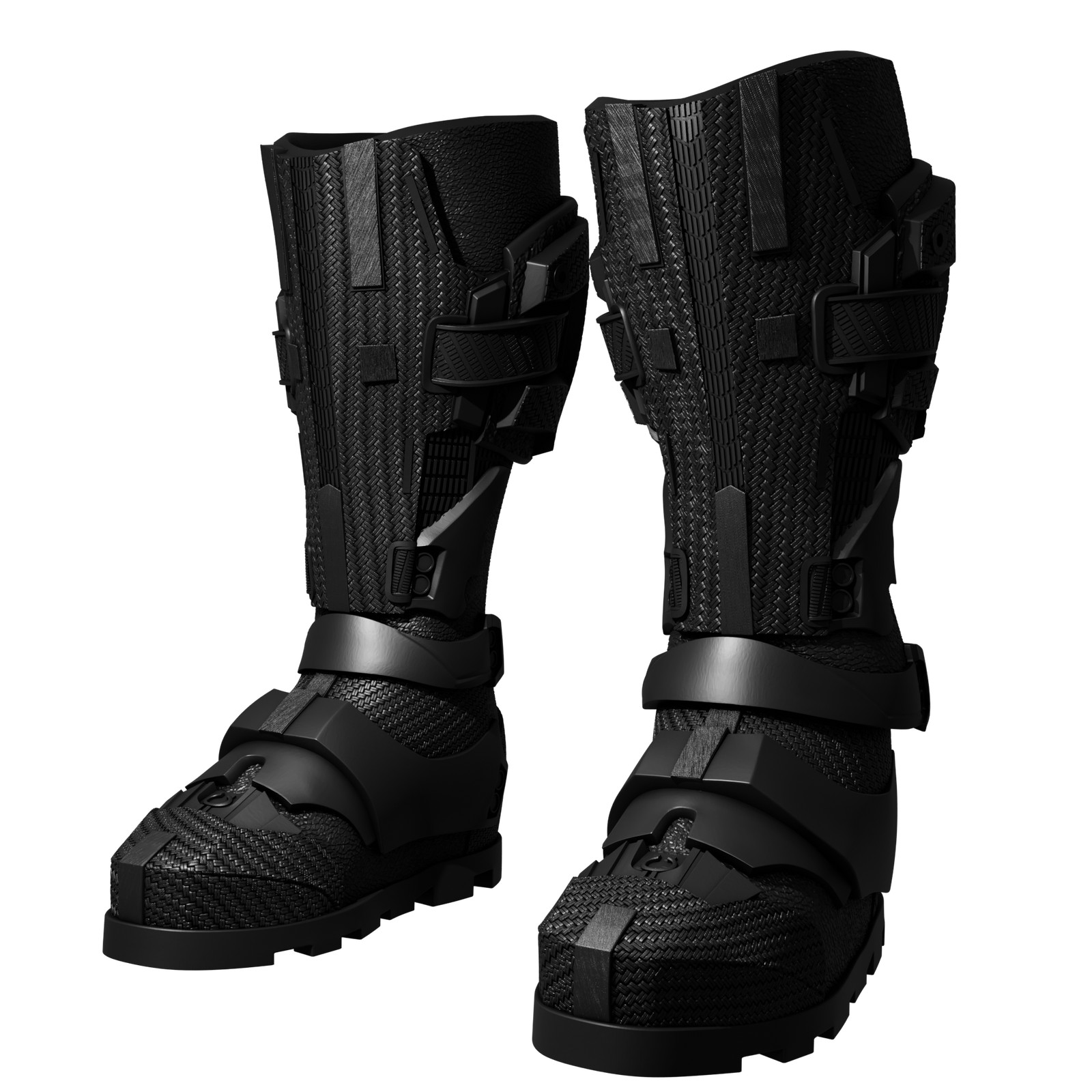 1/6 Scale Action FIgure Boots: Dark Knight (Tech Suit)