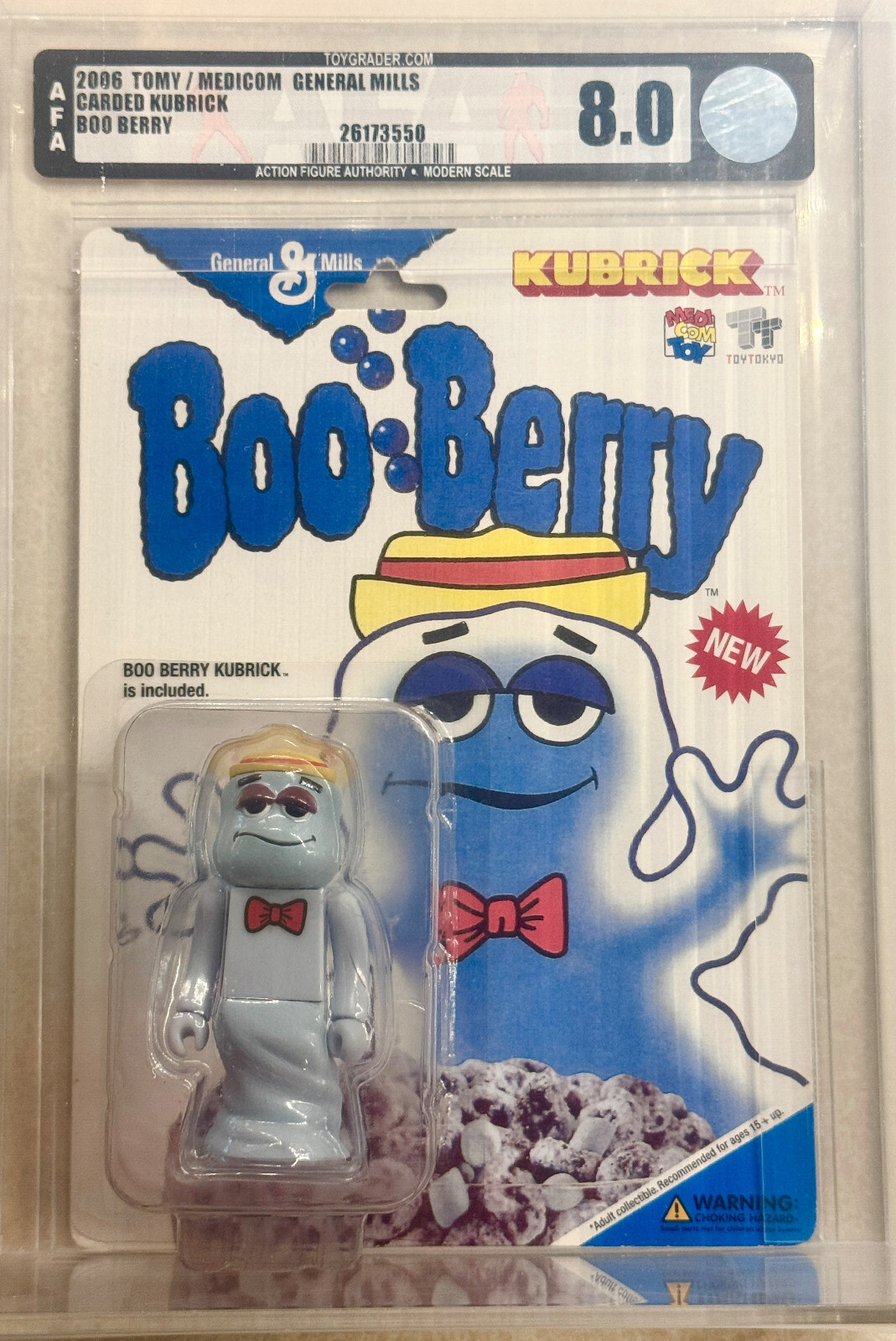 Boo-Berry (Kubrick) (General Mills) (Tomy / Medicom) (2006) AFA 8.0 (AFA 80)
