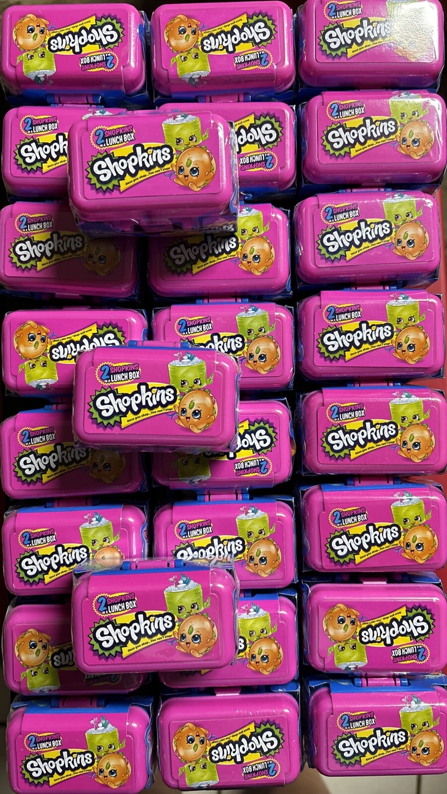 1 Shopkins season 7 Food Fair Mystery Collectible Shopkins Lunchbox New Sealed