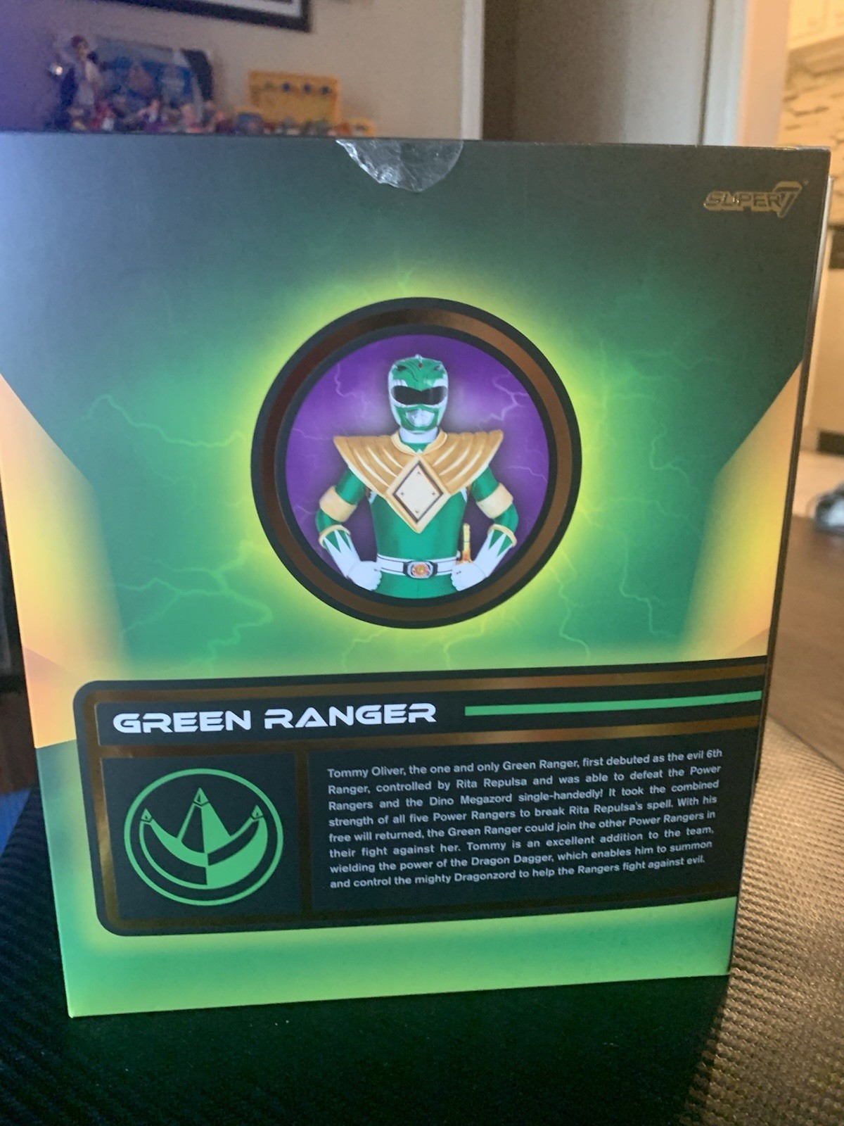 GREEN RANGER Ultimates Super7 Mighty Morphin Power Rangers MMPR Opened Complete
