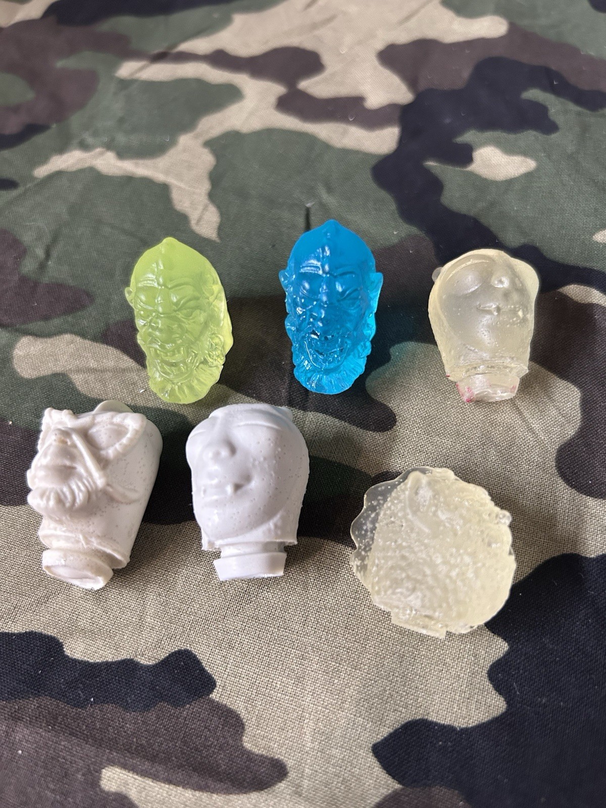 Motu Head Lot Of 6 Customizable motu