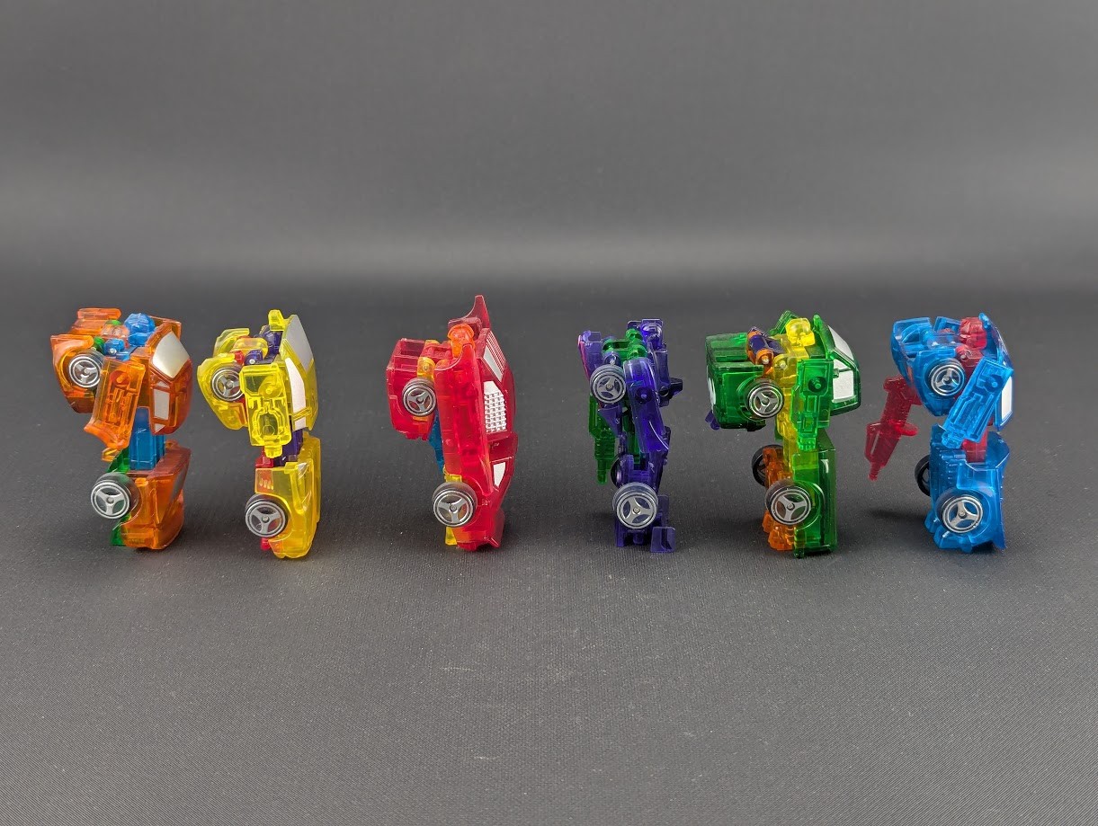 Transformers Car Robots JUSCO Original Spychangers COMPLETE SET Takara RID