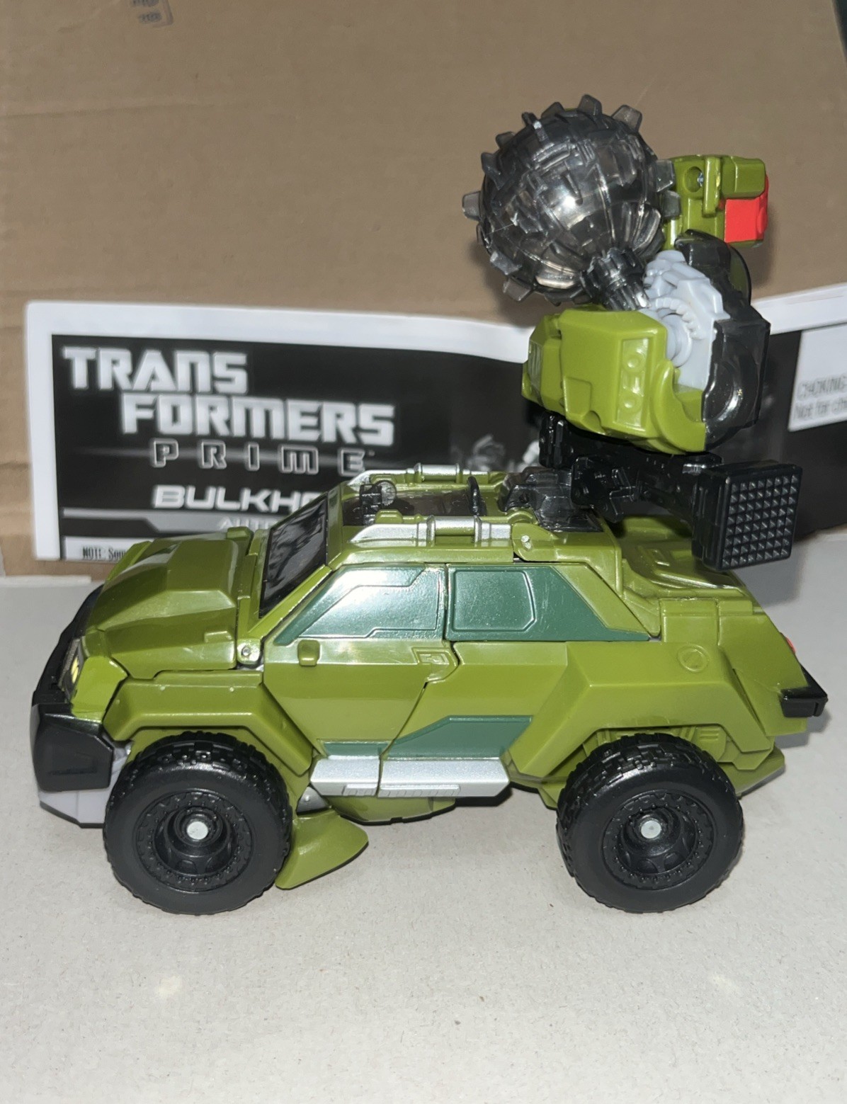 Transformers Prime RID BULKHEAD Complete Voyager Class Instructions+Accessories