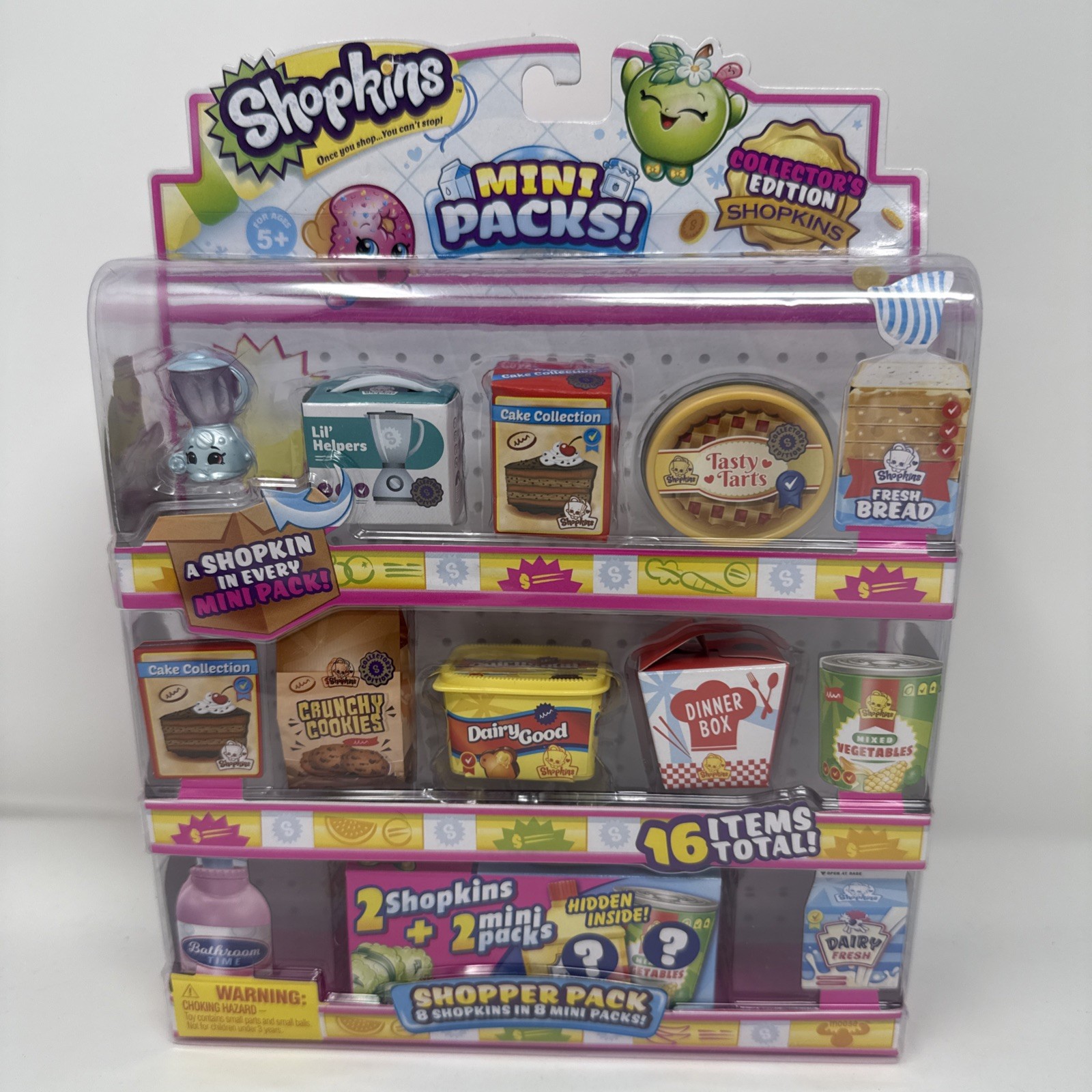 Shopkins Mini Packs! Shopper Pack Season 10 – 16 Total Items – Brenda Blender