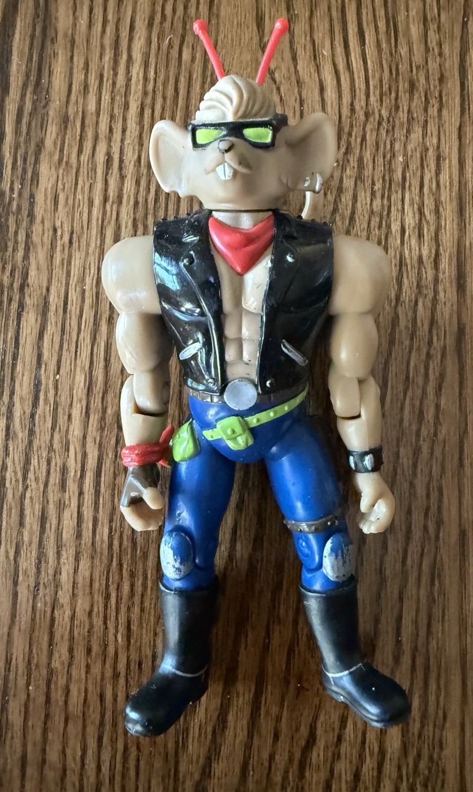 Vintage 1993 Biker Mice From Mars Throttle Action Figure Galoob