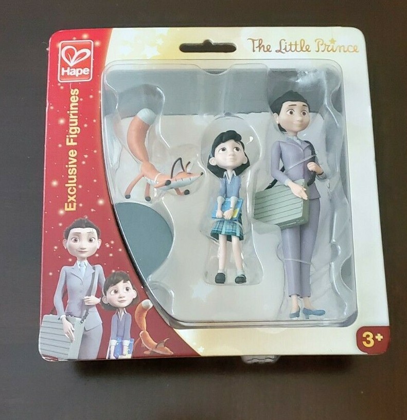 HAPE THE LITTLE PRINCE FIGURINES GIRL FOX WITH STANDS TOY FIGURE #824759