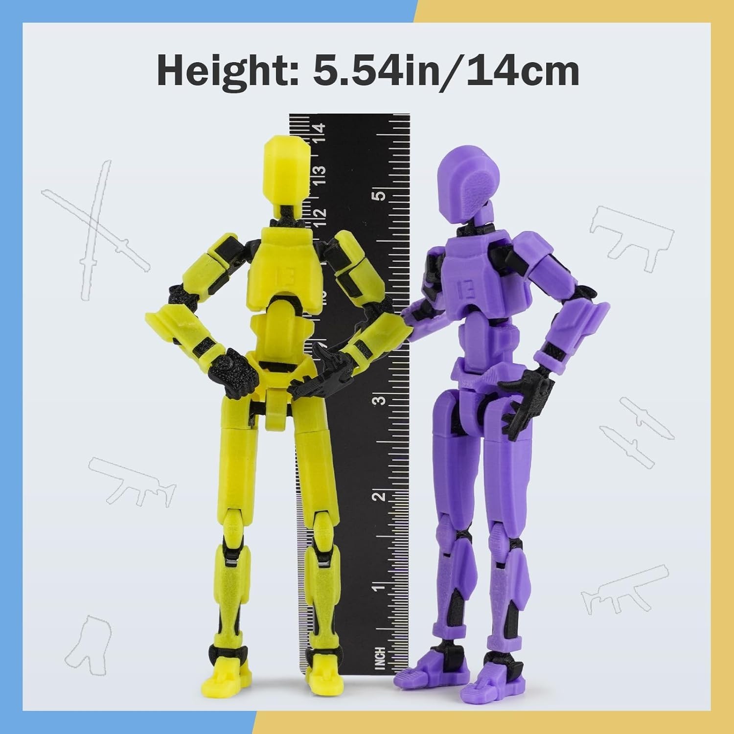 5.54 » Multi-Jointed Tian 13 Robot with 12 Accessories – Perfect Gift Idea