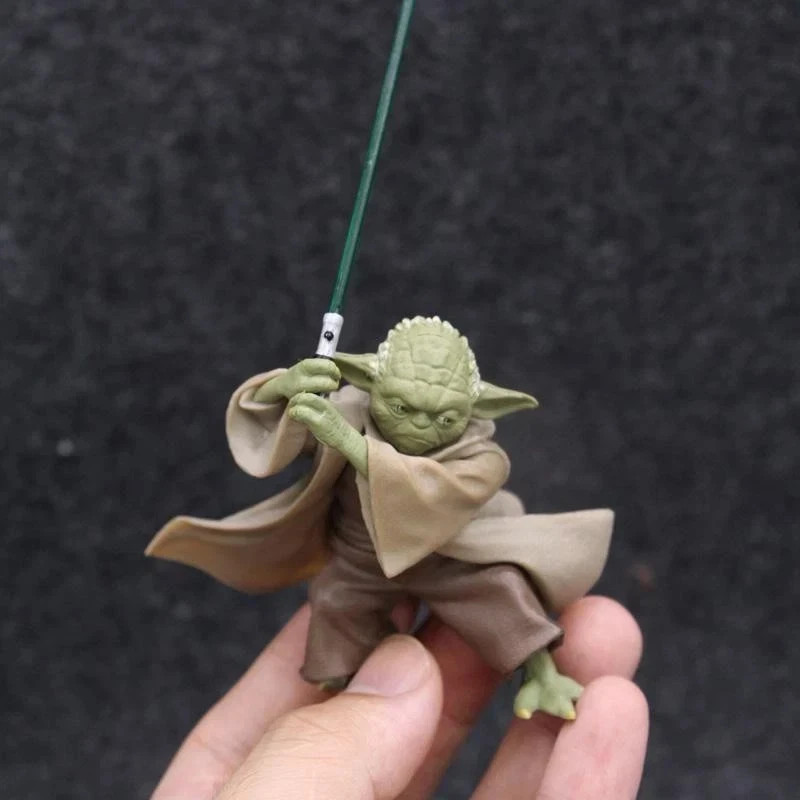 Star Wars Mandalorian Master Yoda with Sword Action Figure Toys