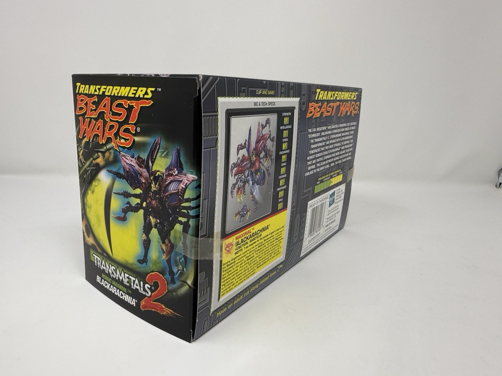 NEW Beast Wars Transformers Transmetal 2 Blackarachnia Hasbro 1999 Sealed Box