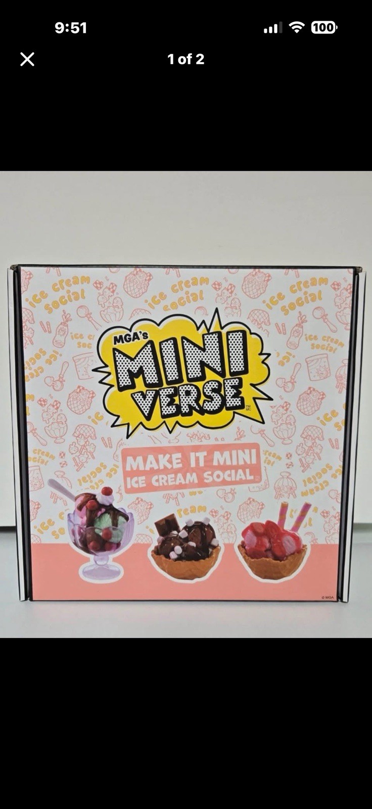 MGA&rsquo;s Miniverse Make It Mini Ice Cream Social BRAND NEW!