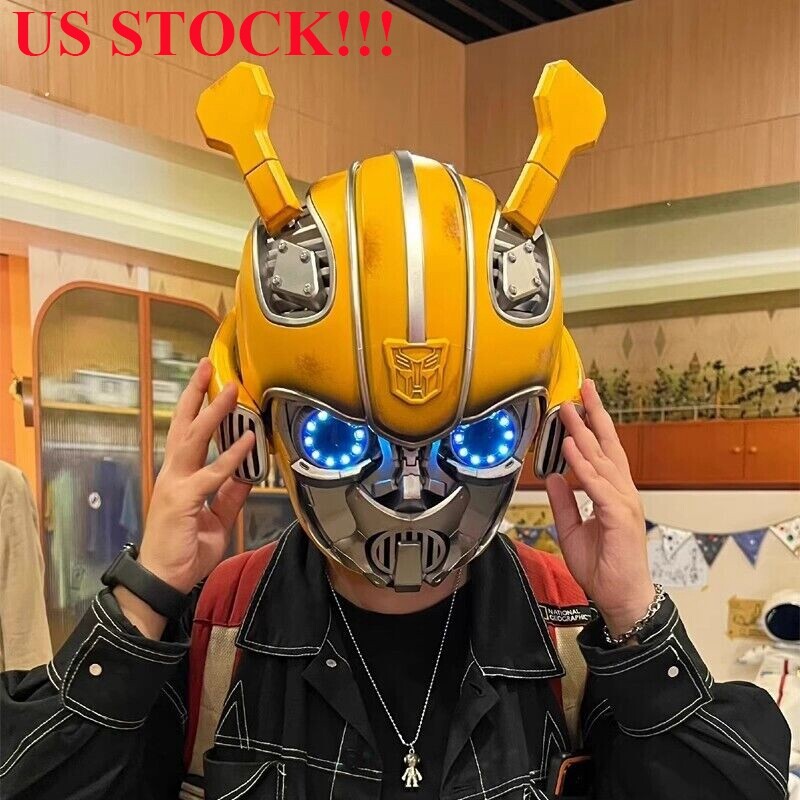 US!!! Toy Gifts—Original Killerbody 1:1 Bumblebee Helmet-English Voice Control