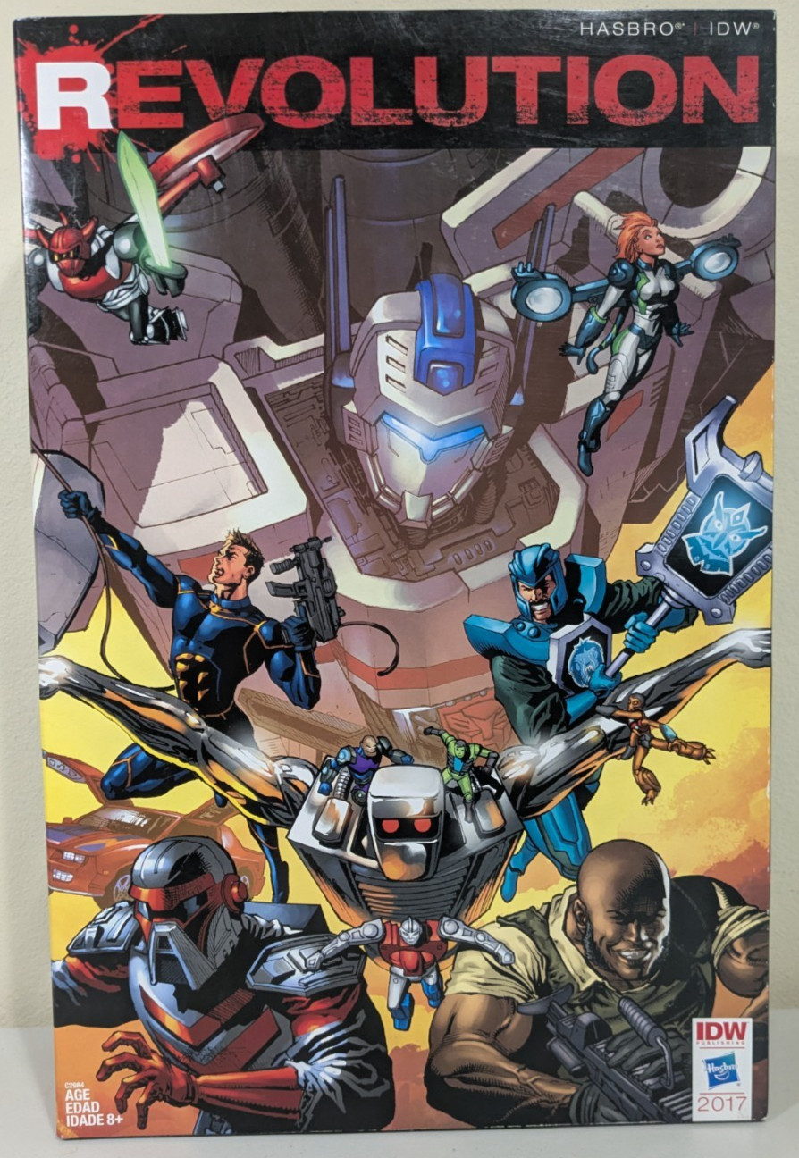 SDCC 2017 Hasbro Revolution 16 Figure Box Set IDW Comic Crossover New Sealed