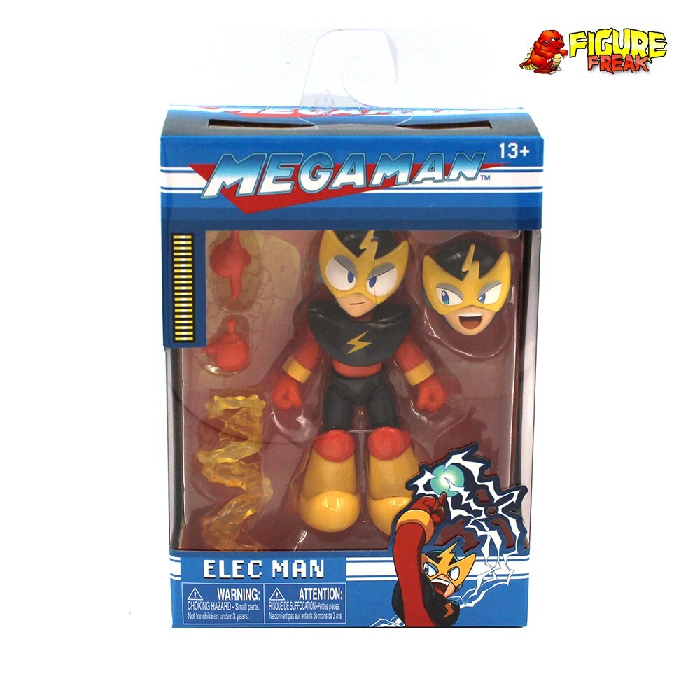 Jada Toys Megaman 4.5&Prime; Elec Man Figure 1:12 Scale