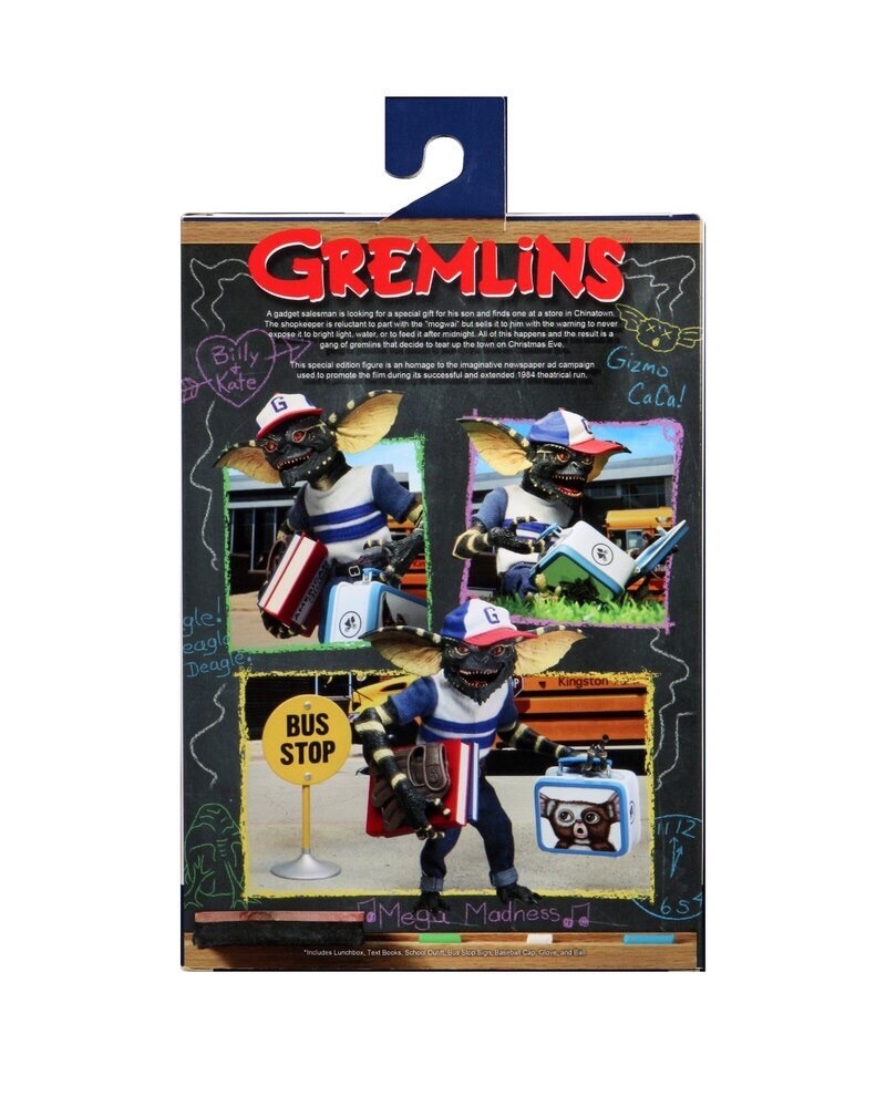 NECA Gremlins Ultimate Back to School Gremlin Action Figure (Brand New Sealed)
