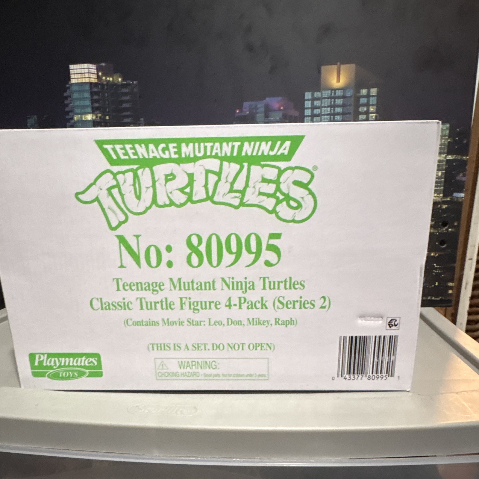 Playmates TMNT Classic Turtle Movie Star Figure 4-Pack (Series 2) Sealed Case