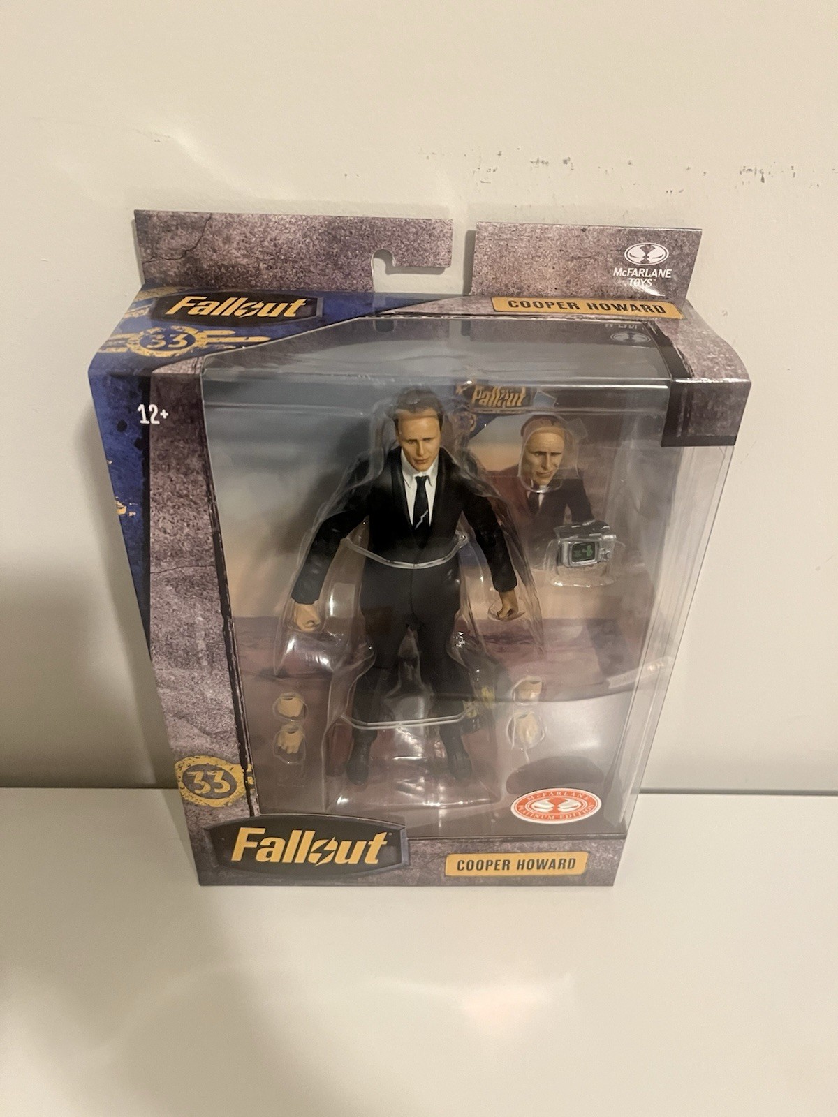 Fallout COOPER HOWARD Season 2 McFarlane Toys Platinum Red 7&Prime; Figure