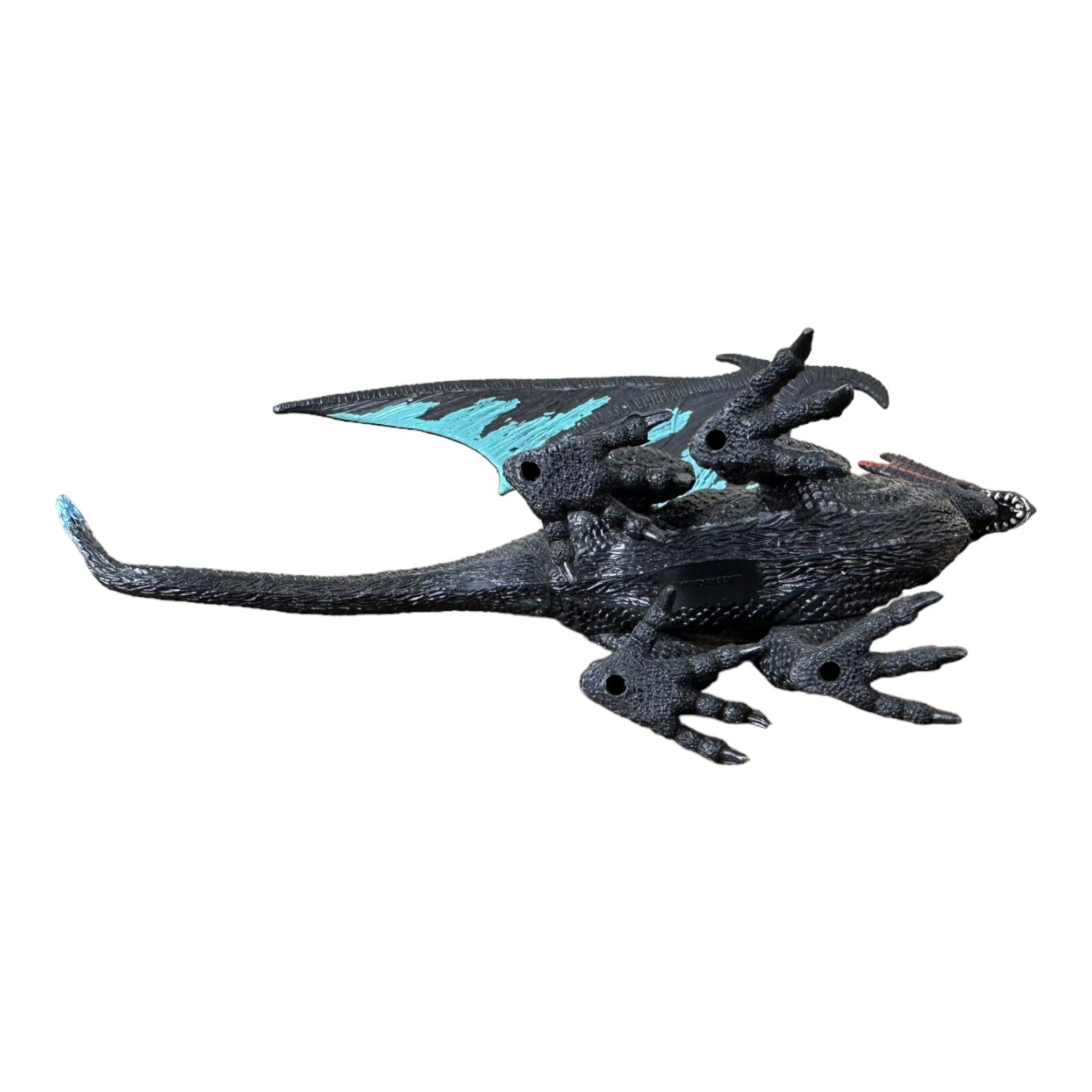Kid Galaxy: Poseable Dragon Action Figures – Black & Teal Dragon