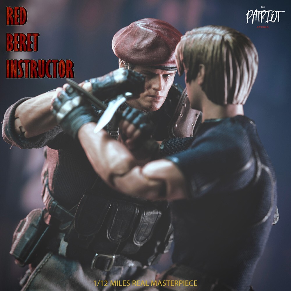 The Patriot Studio 1/12 Red Beret Instructor Jack Krauser Male Action Figure Toy