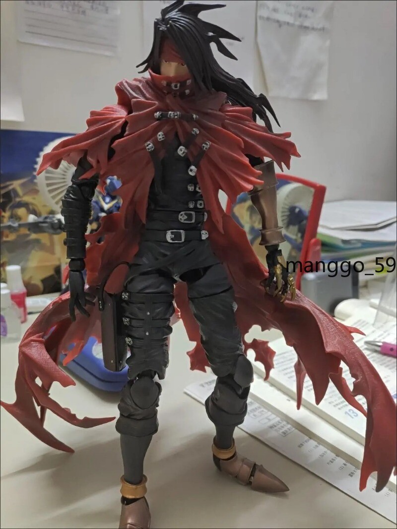 PVC New Play Arts Kai Final Fantasy VII Vincent Valentine Action Figure IN US!!!