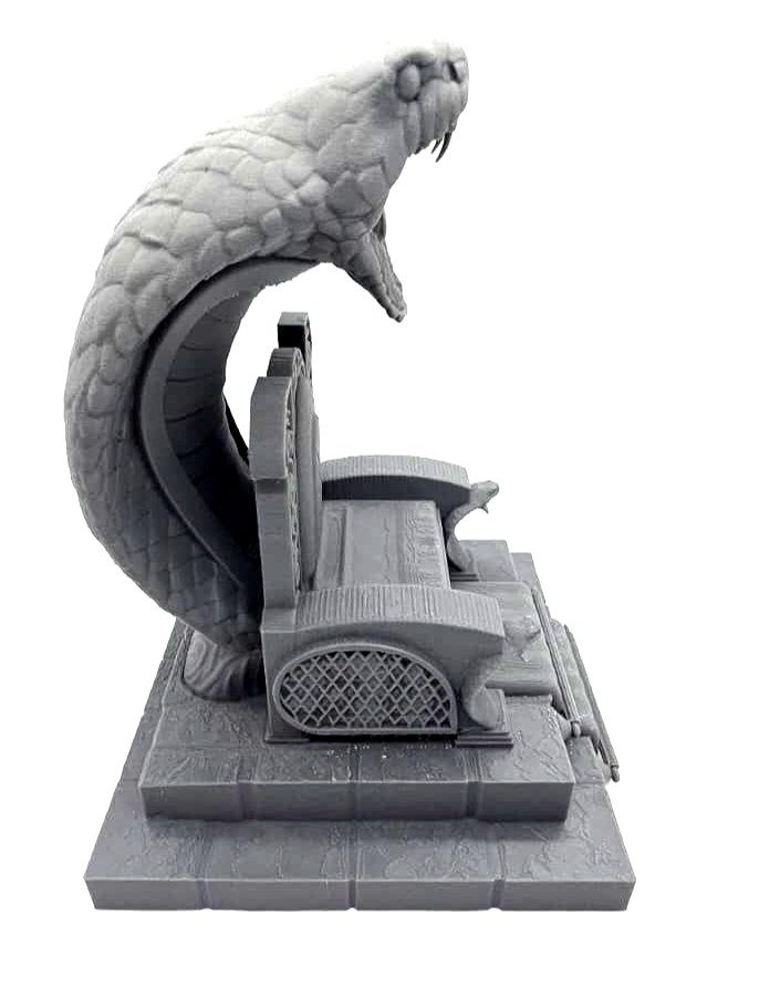 Custom Cobra Inspired Commander Throne (Royal) for 6 inch (1:12) Figure Diorama