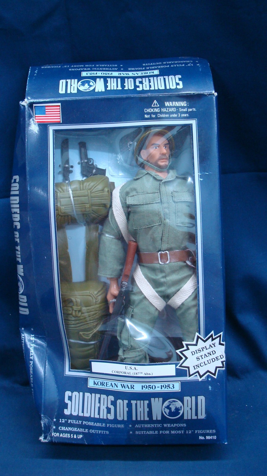 Soldiers Of The World Korean War 1950-1953 USA Corporal 187th Abn 12&Prime; Figure
