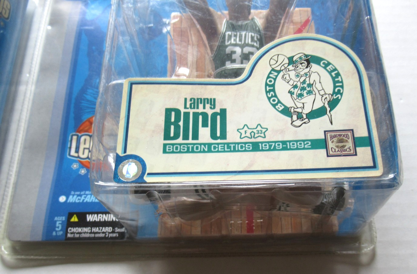 LARRY BIRD MCFARLANE NBA LEGENDS SERIES 1 CELTICS VARIANT REGULAR FIGURE LOT NEW