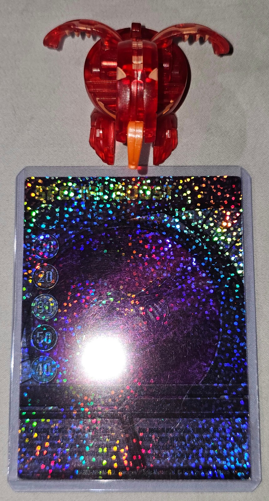 Pyrus Dragonoid Translucent Red 480g B2 + Special Boost Sparkle Holo Card