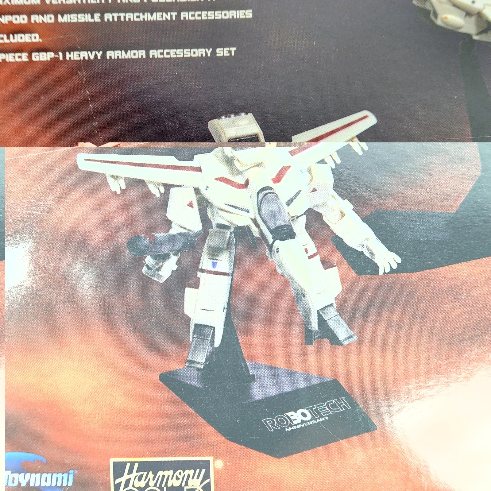 Robotech 30th Anniv. Rick Hunter VF-1J GBP-1 Heavy Armor Veritech 1/100 Toynami