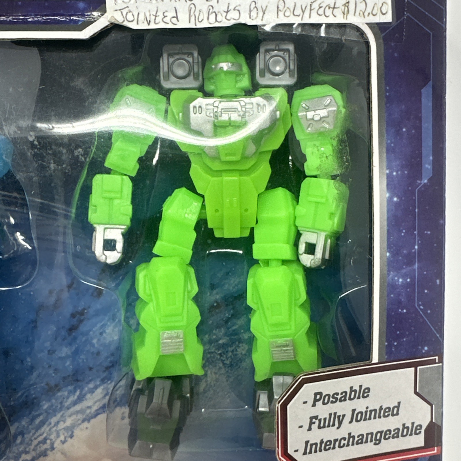 3 Pc. Pop A Part Robot Set Posable Fully Jointed Interchangeable