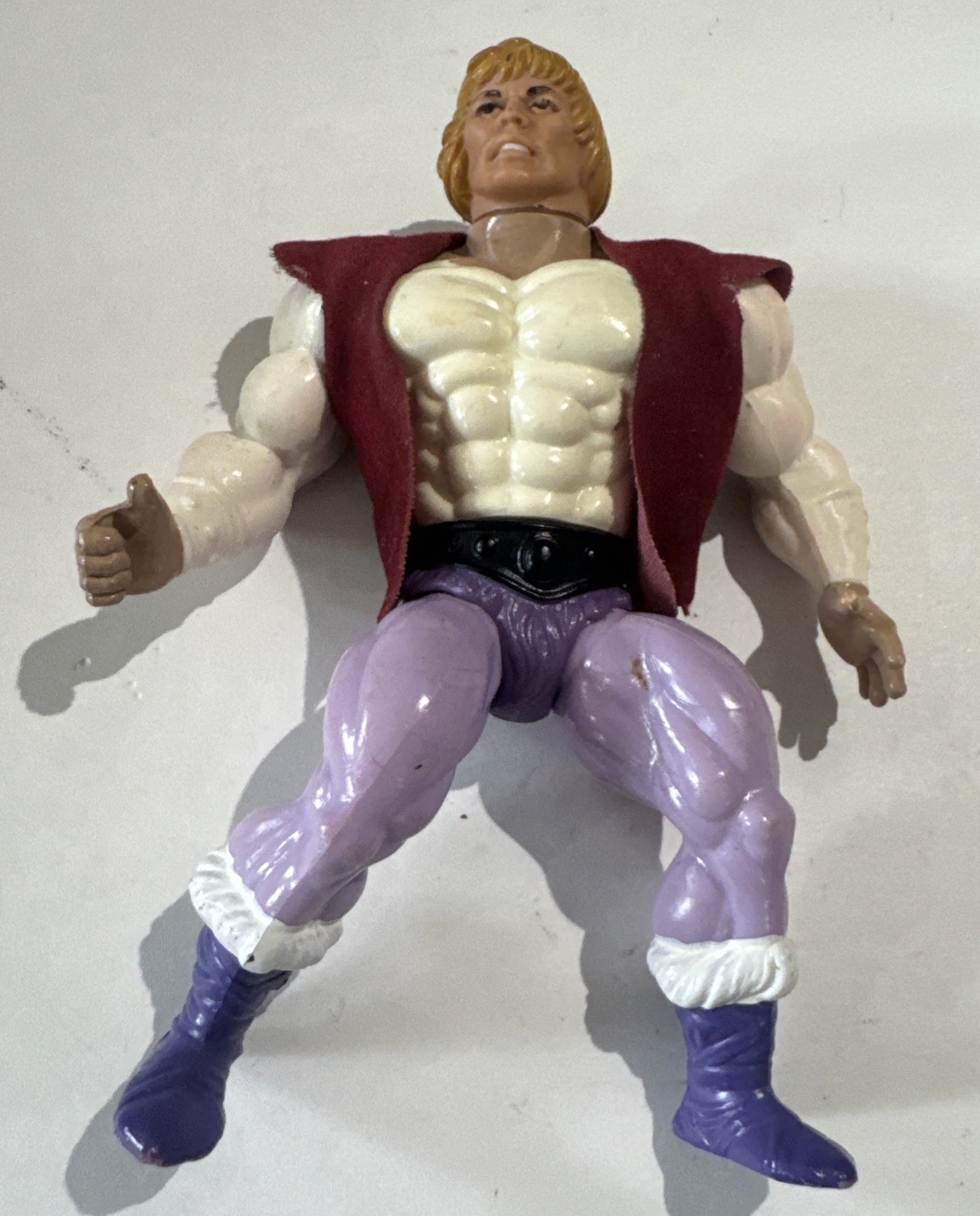 Prince Adam He-Man Masters of the Universe 1981 Soft Head Vest