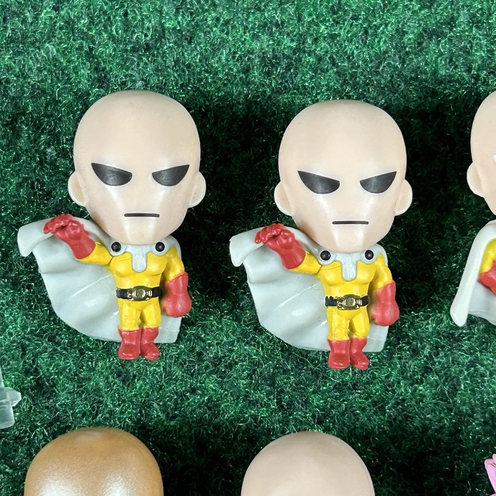 One Punch Man & Lord Boros Mini Figures Set Of 10 Opened Used Loose No Stand