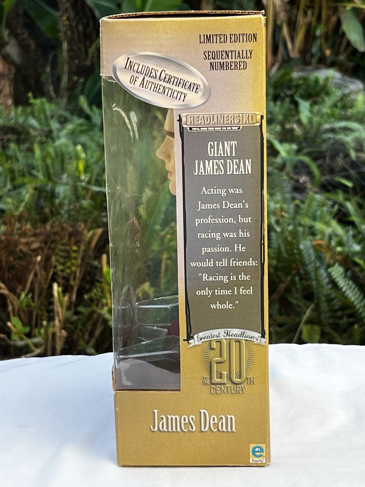 James Dean Figure – Greatest Headliners of 20th Century COA #5956 of 25,000 NIB