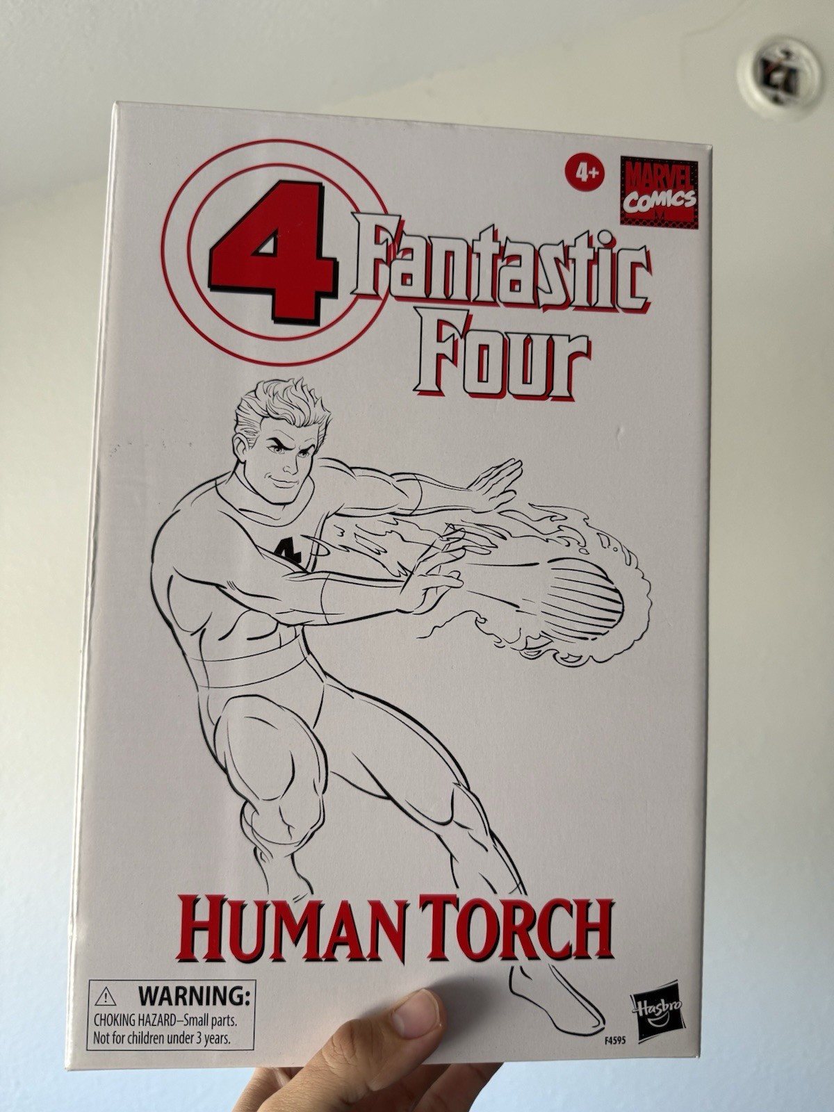 Marvel Legends Retro Human Torch Fantastic Four 6&Prime; Figure Pulse Exclusive