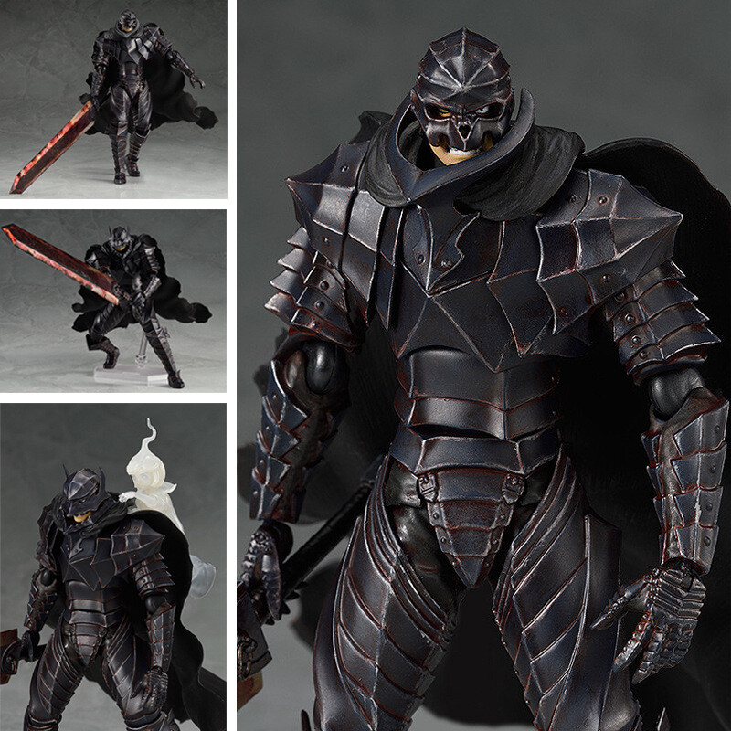 Berserk Action Figure Guts Berserker Armor Ver. Black Swordsman Movable Loose BN